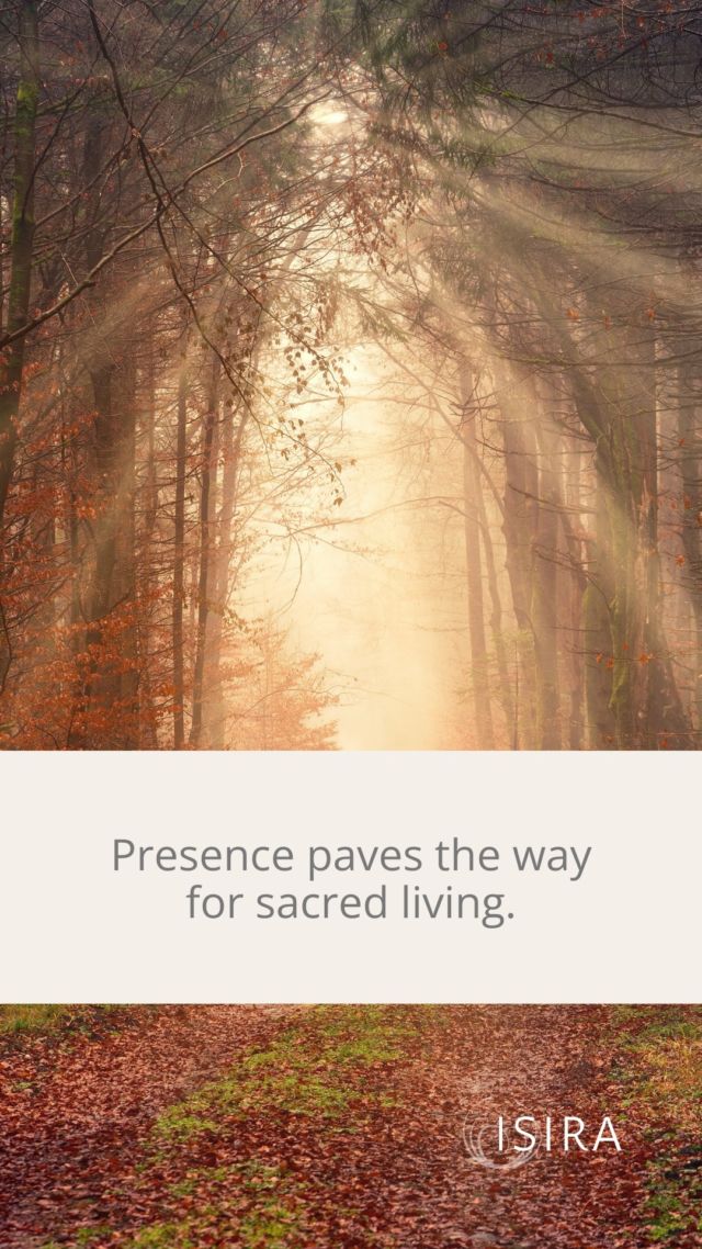 There is a direct relationship between being present and living sacredly. 

It takes us to be truly present again to restore the layers of connection. From this, sacred living is the result. 

When we are integrated and awakening, we can sustain more readily being in the present from moment to moment, allowing this to flow into every aspect of our lives. 

This paves the way for sacred living.
~ Isira 💛

#holisticawakening
#weareallone
#youarenotnumberone
#sacredliving
#regenerateourworld
#interconnectionofallthings
#isira
#auntyjinta
#nature
#kinship
#soul
#cosmos
#love
#truth
#reconnection
#livespiritual
#integratedawakening
#AwakeningYou